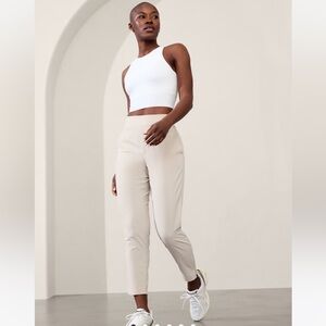 NWT Athleta Brooklyn ankle pants in silver grey - 10 tall